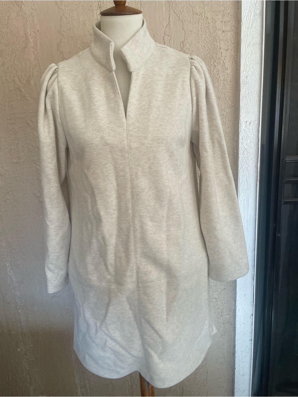 Jodifl Oatmeal Herringbone Dress